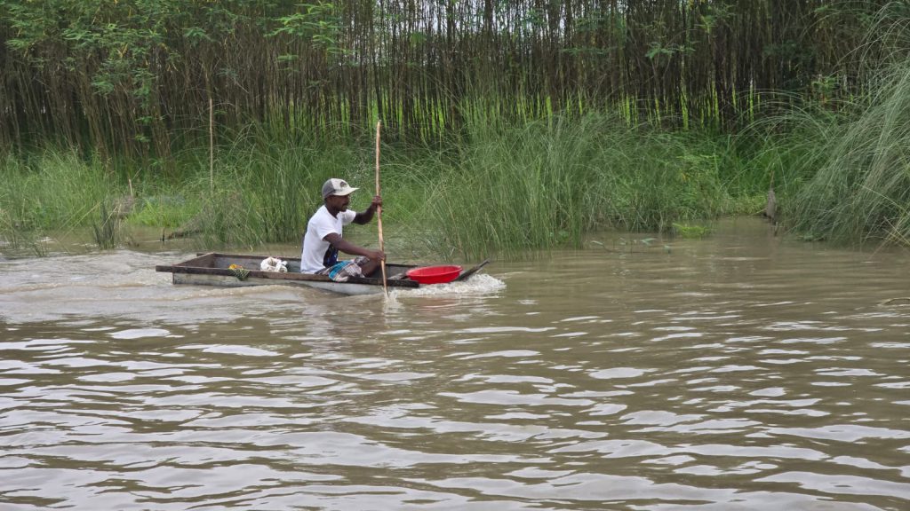 ফরিদপুরে পদ্মার পানি বিপদসীমার ওপরে, ভোগান্তিতে নিম্নাঞ্চলের মানুষ