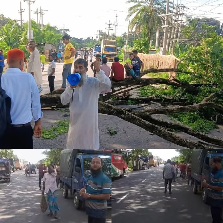 ফরিদপুরে প্রশাসনের আশ্বাসে অবশেষে অবরোধ তুলে নিল জনতা, যান চলাচল স্বাভাবিক