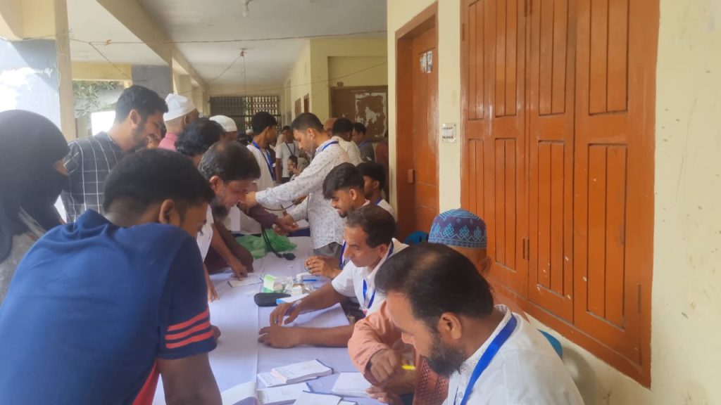 ভাঙ্গায় ২ হাজার গরীব-অসহায় মানুষ পেল ফ্রি চক্ষু চিকিৎসা সেবা