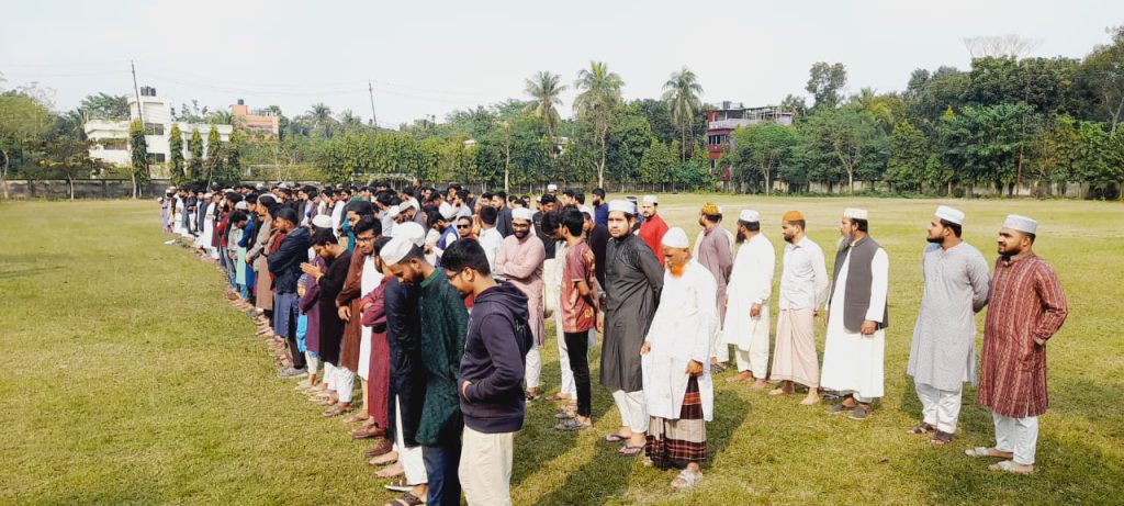 ফরিদপুরে ওসমান হাদীর রুহের মাগফেরাত কামনায় গায়েবানা জানাজা