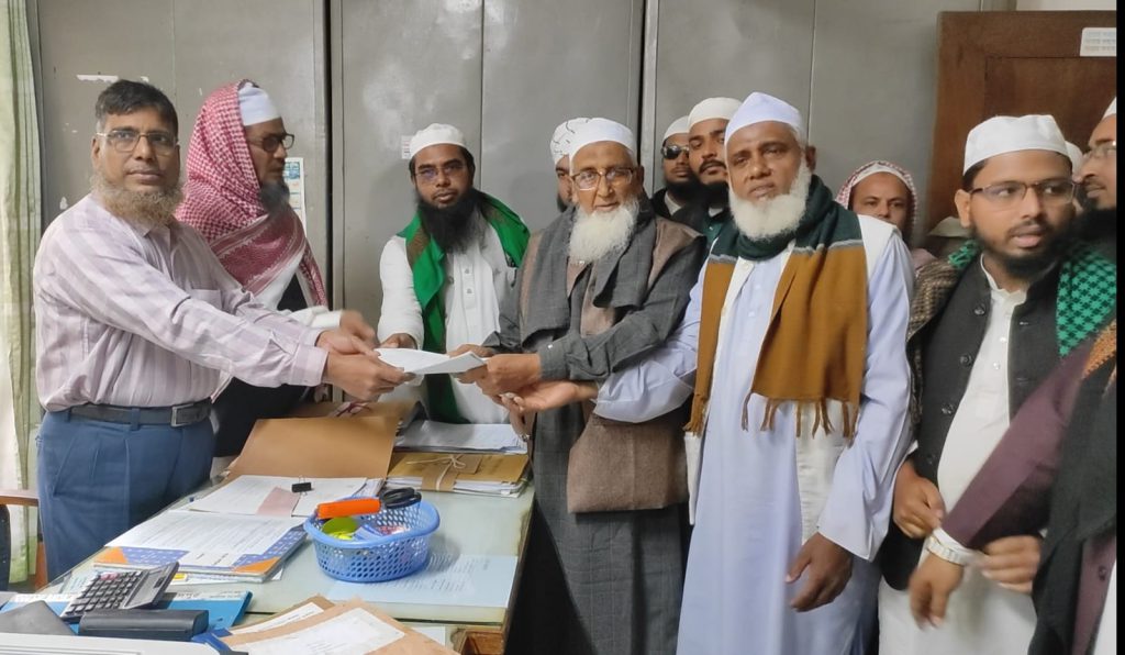 ফরিদপুর-২ আসনে মনোনয়নপত্র সংগ্রহ করেছেন খেলাফত মজলিসের প্রার্থী