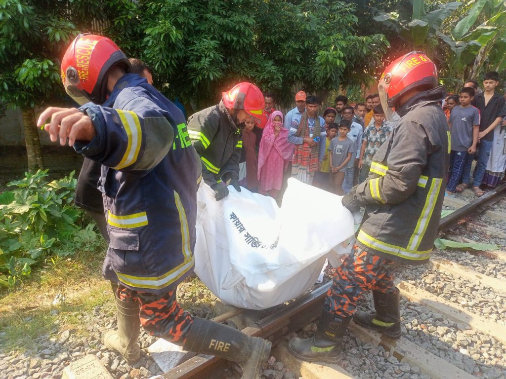 ফরিদপুরে মধুমতি এক্সপ্রেস ট্রেনে কাটা পড়ে প্রাণ গেল নারীর