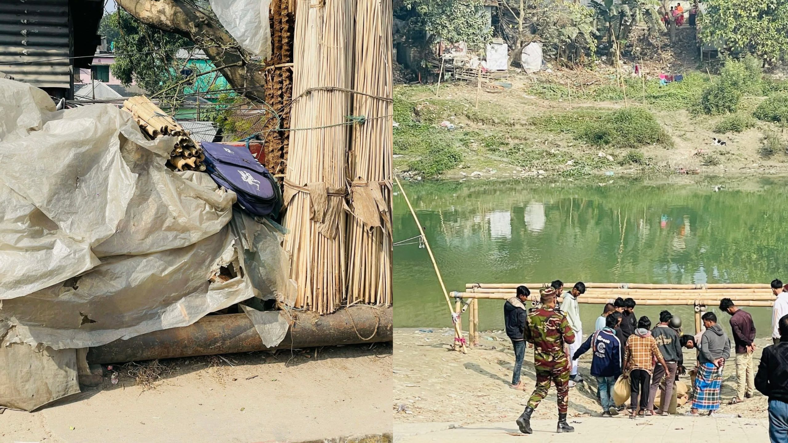 ফরিদপুরে স্কুলব্যাগ থেকে বোমা সাদৃশ্য বস্তু উদ্ধার
