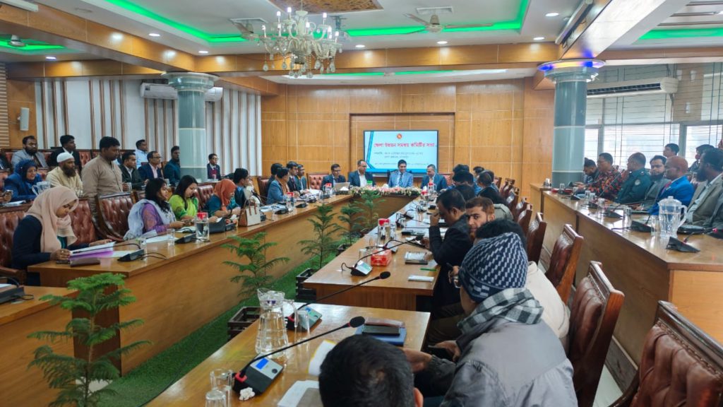 ফরিদপুরে উন্নয়ন সমন্বয় সভা: গ্যাস সংকট, নির্বাচন ও জনস্বাস্থ্য ইস্যুতে আলোচনা