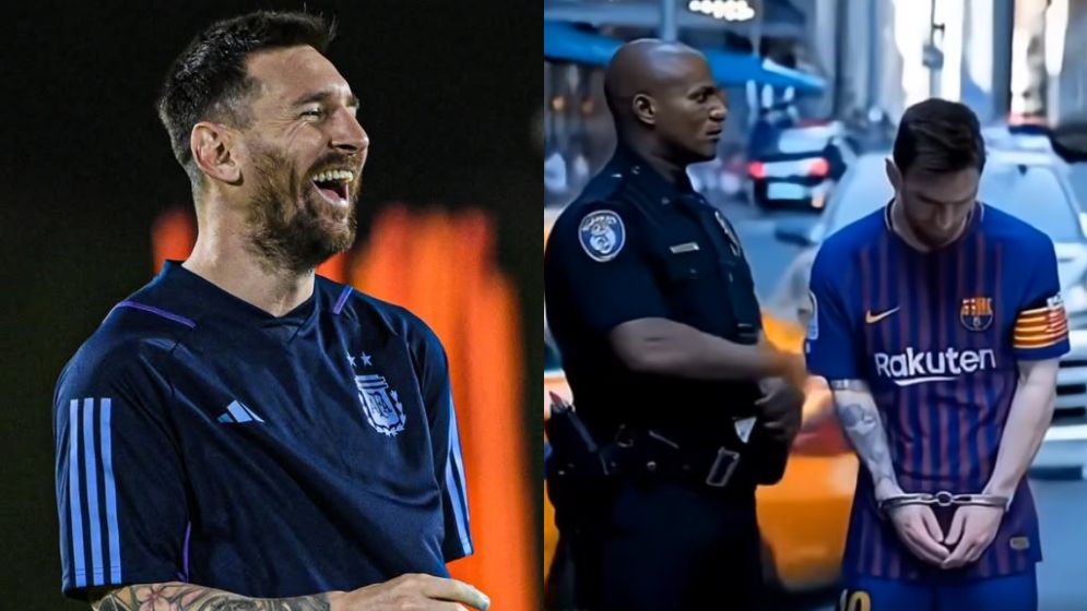 টিকটকে নিজেকে ‘গ্রেফতার’ হতে দেখে যা বললেন মেসি