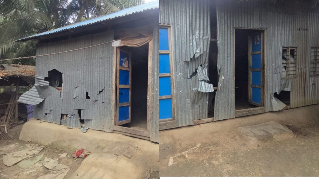 ফরিদপুরে বিএনপিতে যোগ দিয়েই বিএনপি’র নেতা কর্মীর বাড়ি-ঘরে হামলা ও লুটপাট