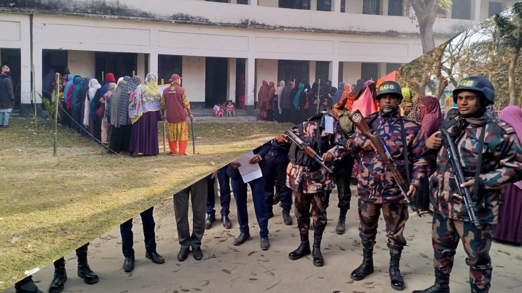 ফরিদপুরে শান্তিপূর্ণভাবে শুরু ভোটগ্রহণ, কঠোর নিরাপত্তায় ১৭ লাখ ৭১ হাজার ভোটার