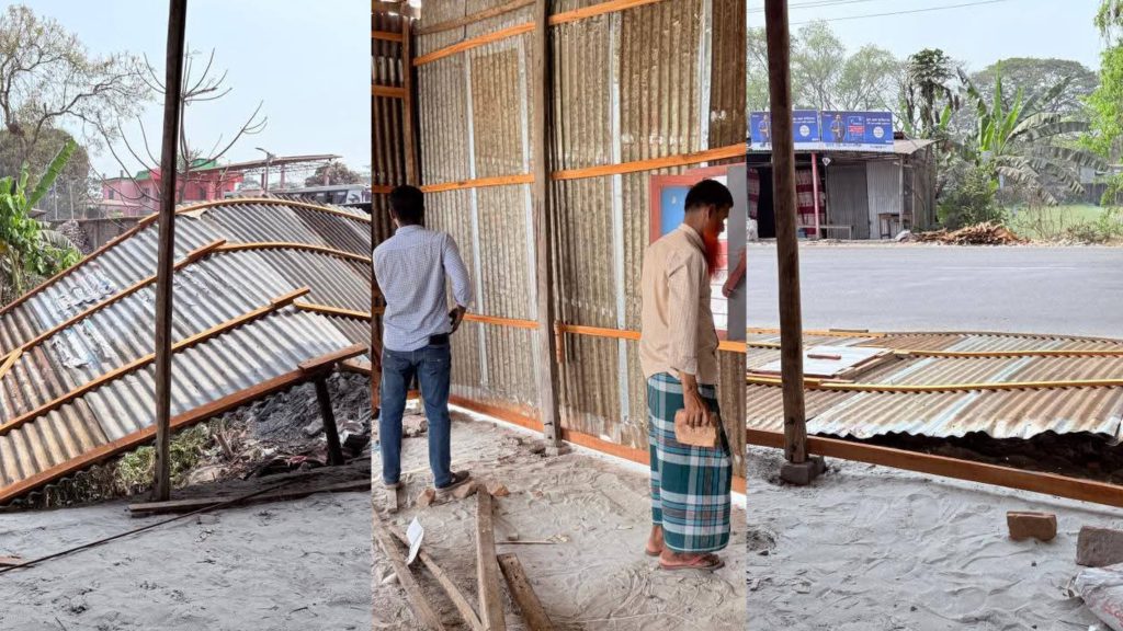 ‘ফরিদপুর প্রতিদিন’-এ সংবাদ প্রকাশ, পরদিনই মহাসড়কের অবৈধ স্থাপনায় প্রশাসনের উচ্ছেদ অভিযান