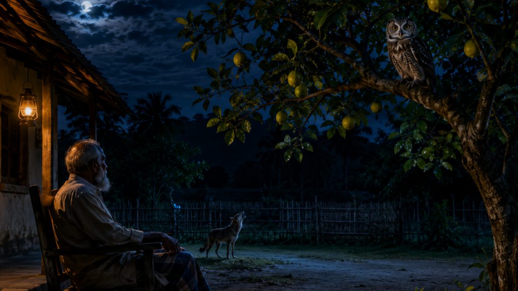 ‘নিস্তব্ধ রাতের হুতোমপেঁচা’