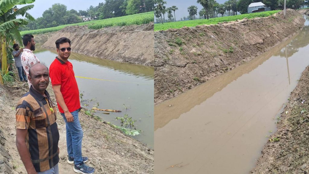 সালথায় ১৮টি খাল খননের উদ্যোগ, কৃষি ও জলাবদ্ধতা নিরসনে নতুন আশার আলো