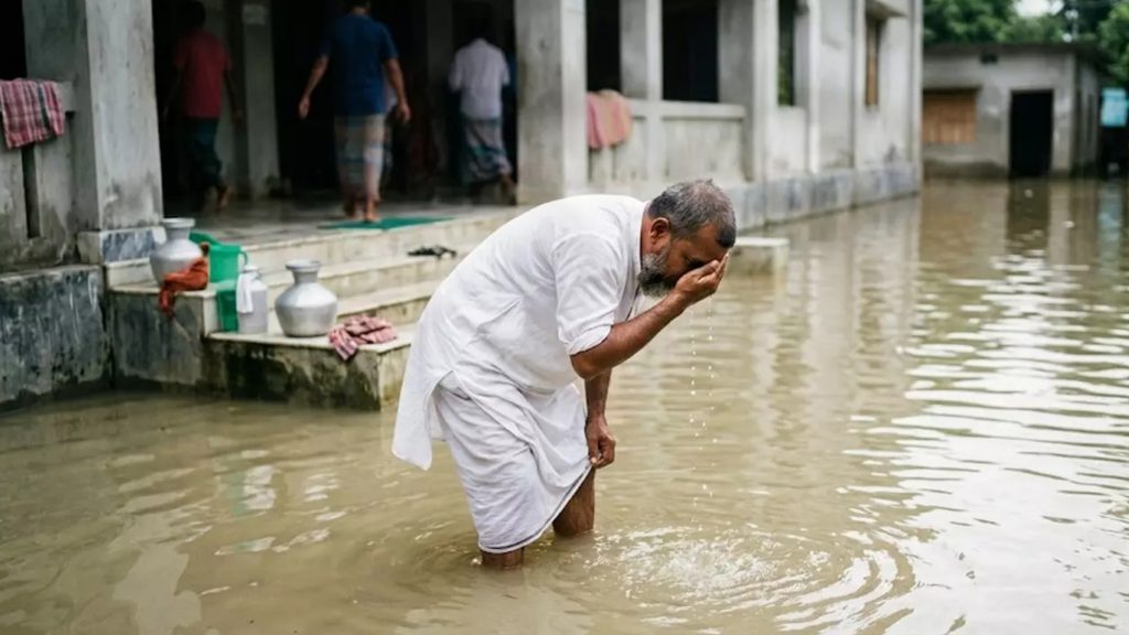 বন্যার পানি দিয়ে অজু বা গোসল করা যাবে কি? ইসলাম যা বলে