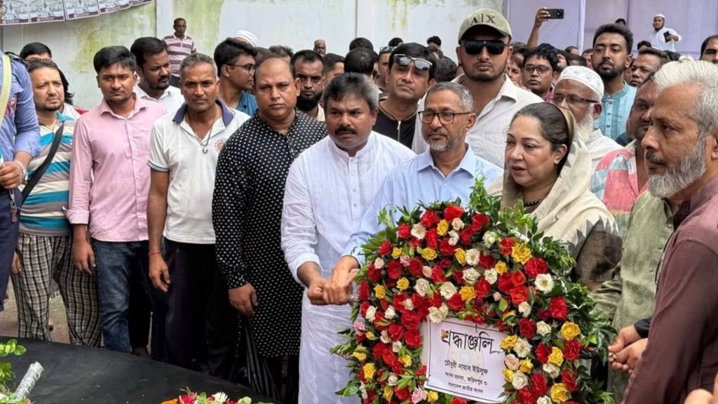 ফরিদপুরে শহীদদের প্রতি সর্বস্তরের শ্রদ্ধা, বিএনপির বিজয় র‌্যালি