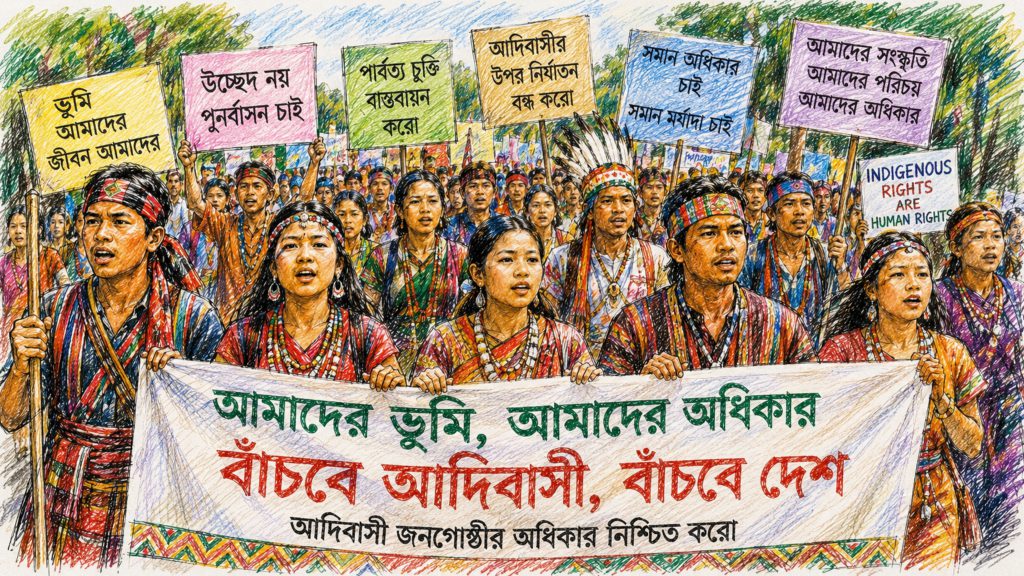 আন্তর্জাতিক আদিবাসী দিবস ২০২৬: ন্যায়বিচার, সমঅধিকার ও জাতিসত্ত্বার স্বীকৃতি চাই