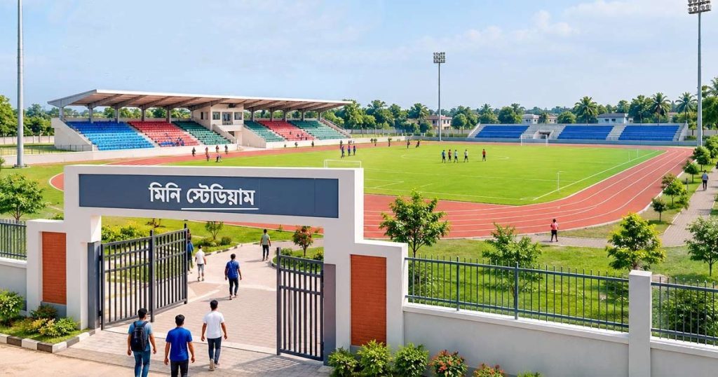 সালথার ক্রীড়াঙ্গনে নতুন স্বপ্ন, নির্মাণ হবে মিনি স্টেডিয়াম