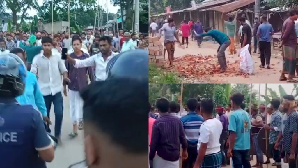 সালথায় দুই পক্ষের সংঘর্ষে আহত ২০